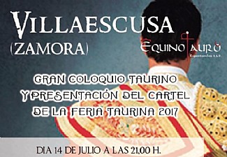 Presentación Cartel Toros 2017 COLOQUIO TAURINO